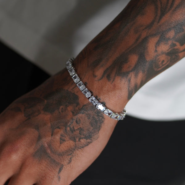 Emerald Cut Tennis Bracelet