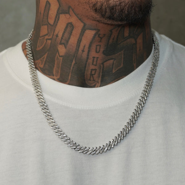 8mm Prong Cuban Chain