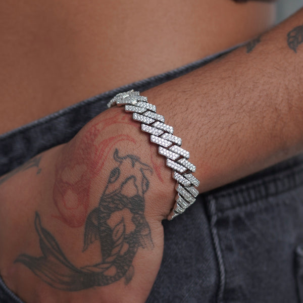 14mm Prong Cuban Bracelet