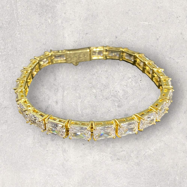 Emerald Cut Tennis Bracelet