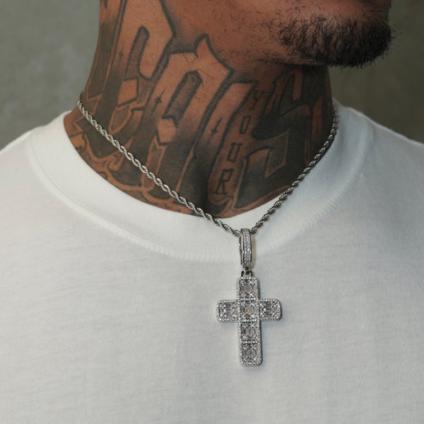 Baguette Cross Pendant