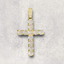 5mm Solitaire Cross Pendant