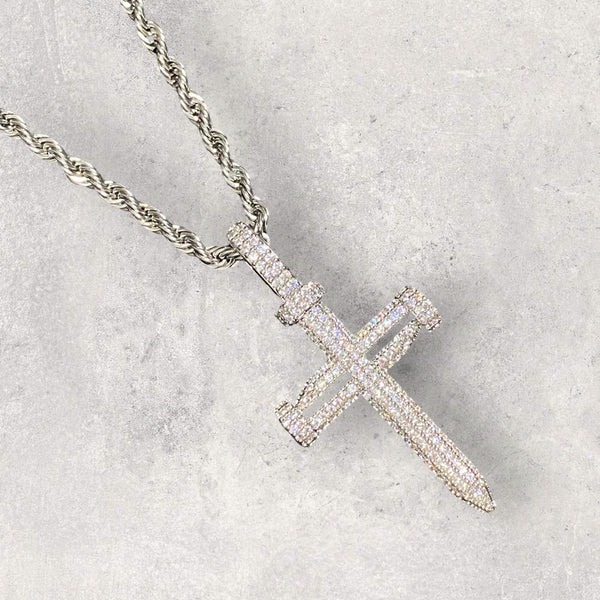 Nail Cross Pendant