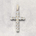 5mm Solitaire Cross Pendant