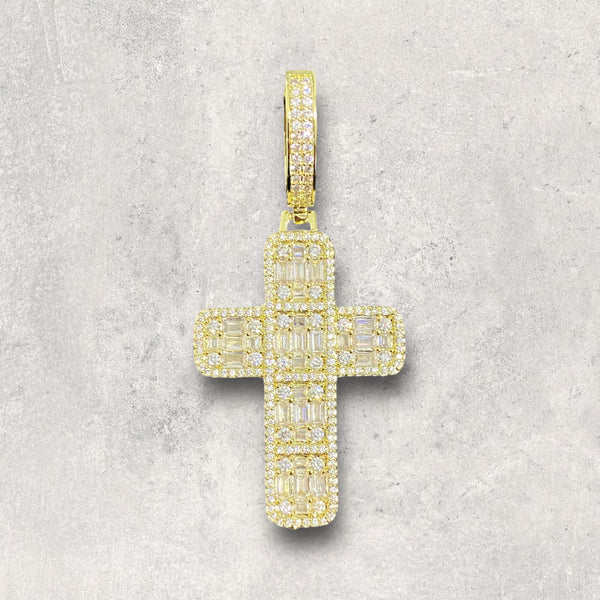 Baguette Cross Pendant